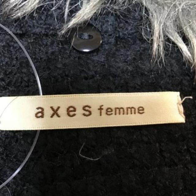 axes femme(アクシーズファム)のアクシーズファム コート サイズM 黒 レディースのジャケット/アウター(その他)の商品写真