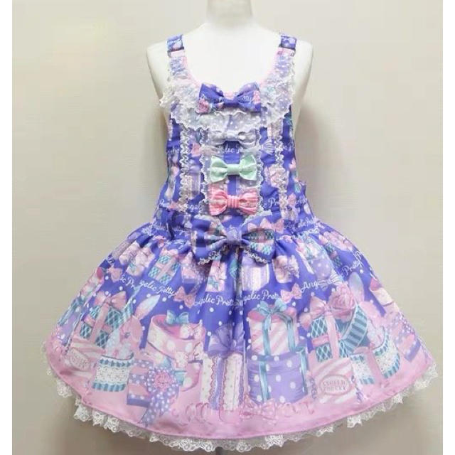 Angelic Pretty(アンジェリックプリティー)のangelic pretty サロペット レディースのパンツ(サロペット/オーバーオール)の商品写真