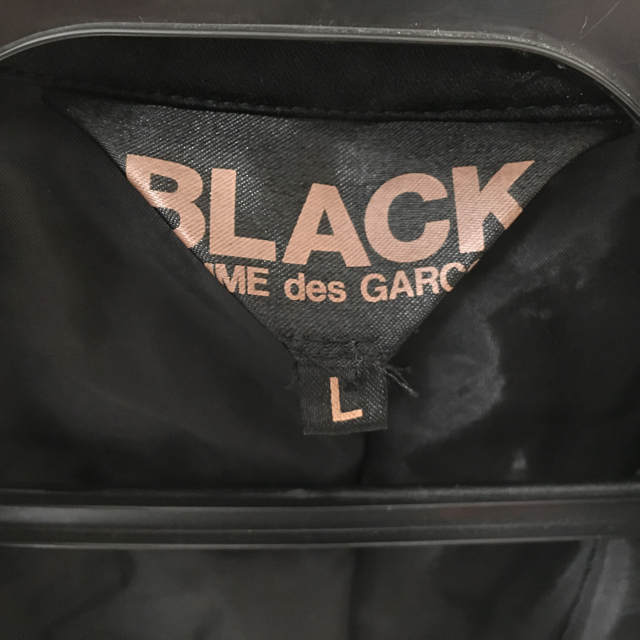 BLACK COMME des GARCONS(ブラックコムデギャルソン)のロングジャケット　ブラック メンズのジャケット/アウター(テーラードジャケット)の商品写真