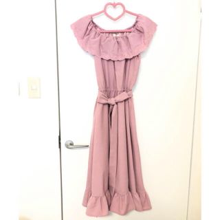 パターンフィオナ(PATTERN fiona)の♡PATTERN Fiona♡くすみピンクワンピース(ロングワンピース/マキシワンピース)