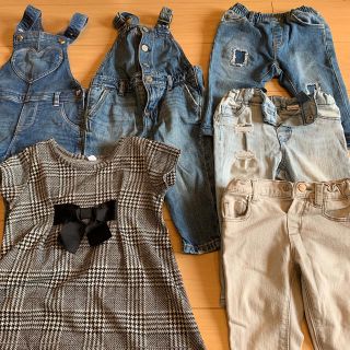 ザラキッズ(ZARA KIDS)の女の子80cmズボンスカートセット(パンツ)