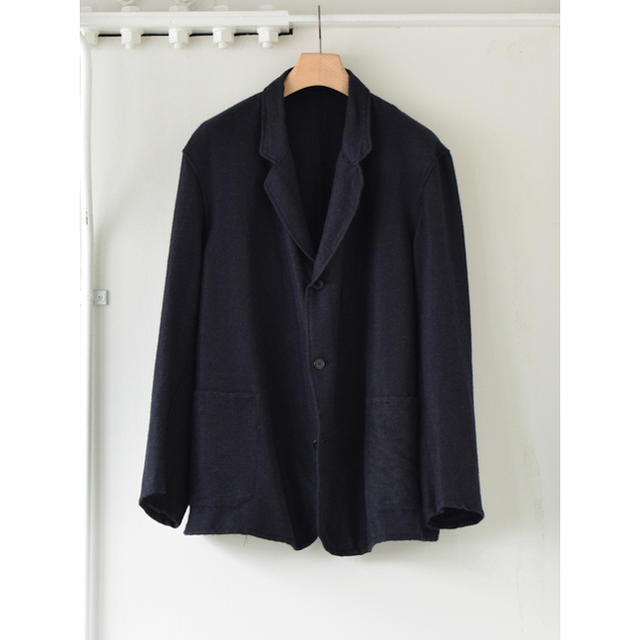 日本限定モデル】 COMOLI 新品 サイズ3 ネイビー 新作ウールシルク