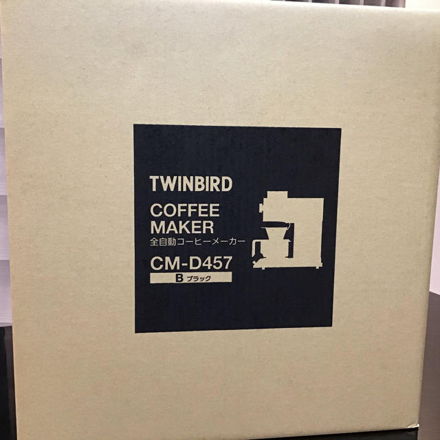 TWINBIRD コーヒーメーカー　CM-D457Bコーヒーメーカー