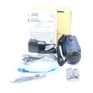 ケンウッド(KENWOOD)の GZ-R480-A　ネイビーブルー JVC Everio R 防水 防塵(ビデオカメラ)