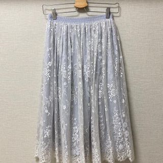 ウィルセレクション(WILLSELECTION)のwillselection レーススカート(ロングスカート)