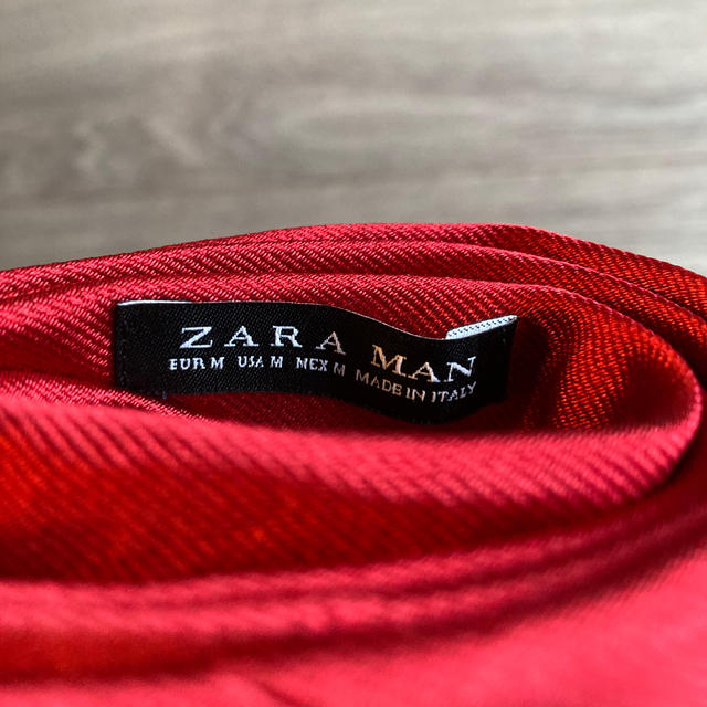 ZARA(ザラ)のZARA メンズ ネクタイ レッド メンズのファッション小物(ネクタイ)の商品写真