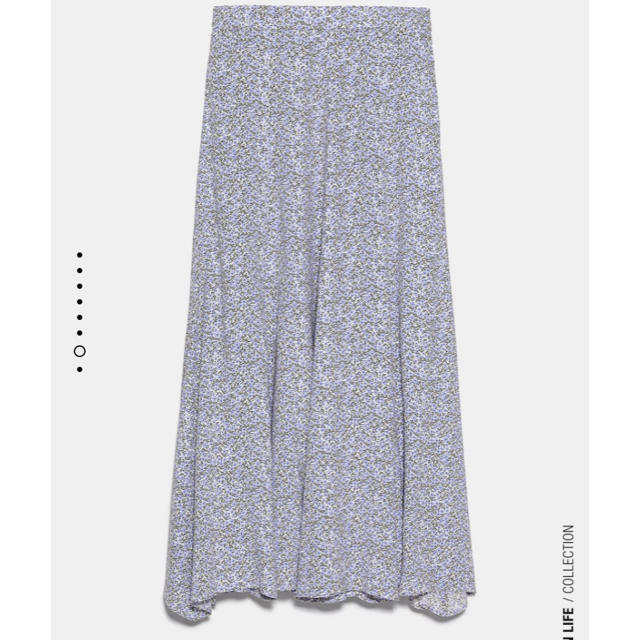 ZARA(ザラ)のZARA フラワープリントスカート　M レディースのスカート(ロングスカート)の商品写真