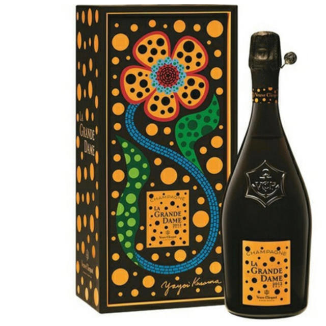 草間彌生 ヴーヴ・クリコ ラ・グランダム 2012 シャンパン 1本 食品/飲料/酒の酒(シャンパン/スパークリングワイン)の商品写真