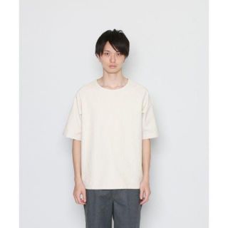 センスオブプレイスバイアーバンリサーチ(SENSE OF PLACE by URBAN RESEARCH)のお洒落　SENSE OF PLACE/Bコーティングリネンプルオーバー　美品(Tシャツ/カットソー(半袖/袖なし))