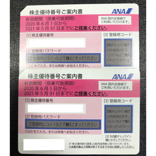 ANA(全日本空輸)(エーエヌエー(ゼンニッポンクウユ))のANA 株主優待券 チケットの優待券/割引券(その他)の商品写真