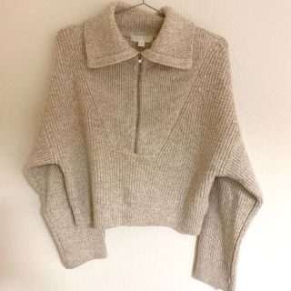 エイチアンドエム(H&M)のH＆M ハーフジップハイネックニット(ニット/セーター)