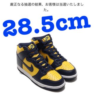 ナイキ(NIKE)のNIKE DUNK HIGH MICHIGAN MAIZE AND BLUE (スニーカー)