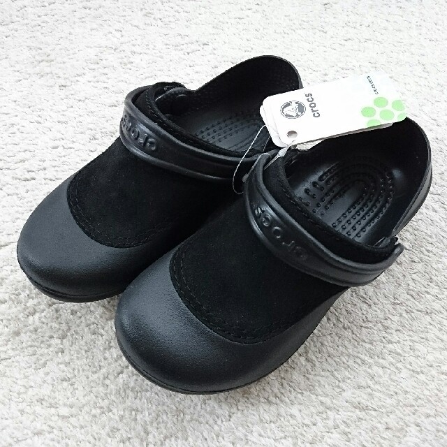 crocs(クロックス)のクロックス＊トロイカ 新品＊レア＊ブラック レディースの靴/シューズ(スリッポン/モカシン)の商品写真