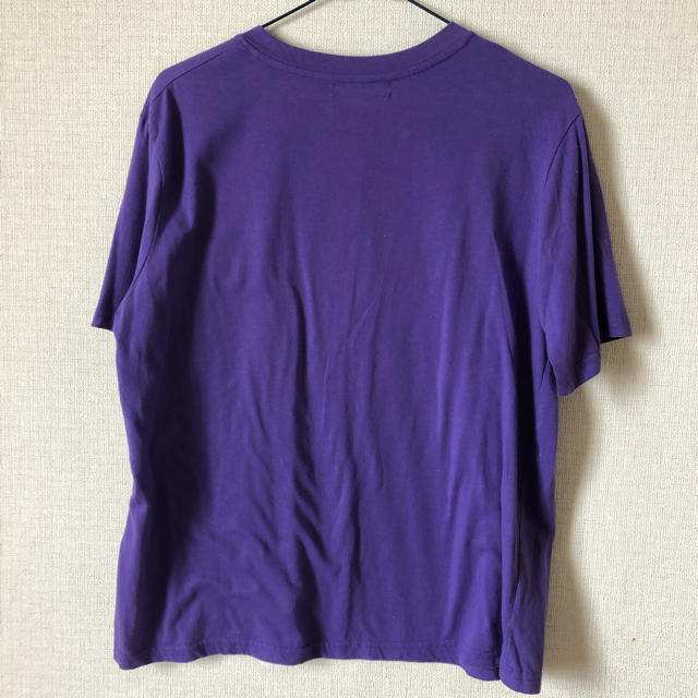 Bershka(ベルシュカ)のベルシュカ　Bershka パープルロゴT レディースのトップス(Tシャツ(半袖/袖なし))の商品写真