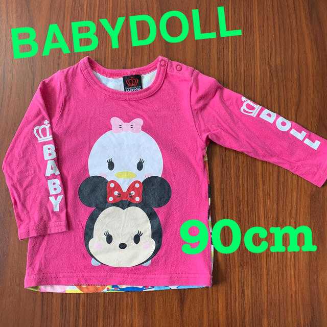 BABYDOLL(ベビードール)のBABYDOLL ディズニー　ロンT ツムツム キッズ/ベビー/マタニティのキッズ服女の子用(90cm~)(Tシャツ/カットソー)の商品写真