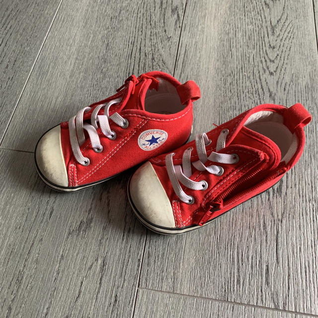 CONVERSE(コンバース)の四足セット　子供靴　オシャレ キッズ/ベビー/マタニティのベビー靴/シューズ(~14cm)(スニーカー)の商品写真