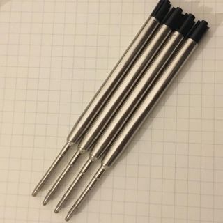 パーカー(Parker)のパーカー互換 ボールペン替芯 中字 黒4本セット(ペン/マーカー)