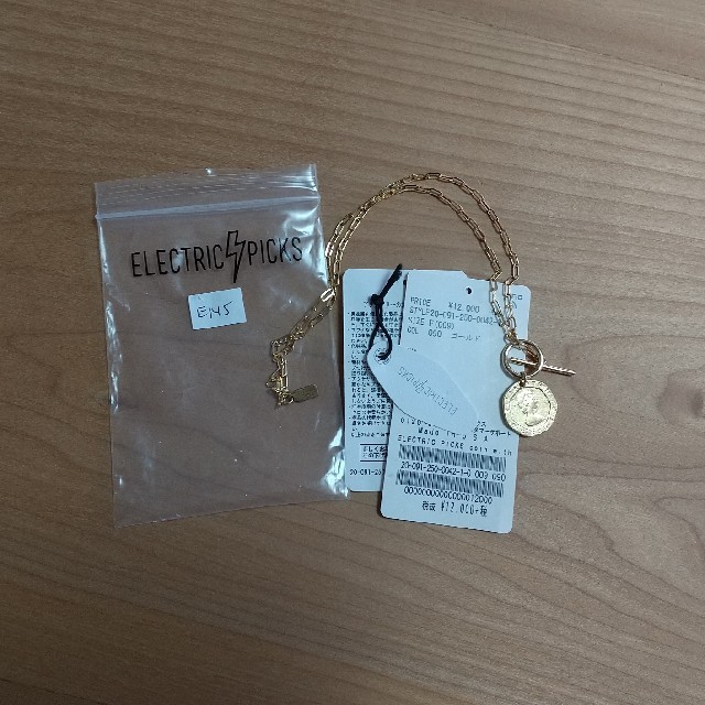 Noble(ノーブル)の【ELECTRIC PICKS】COIN WITH BAR ネックレス レディースのアクセサリー(ネックレス)の商品写真