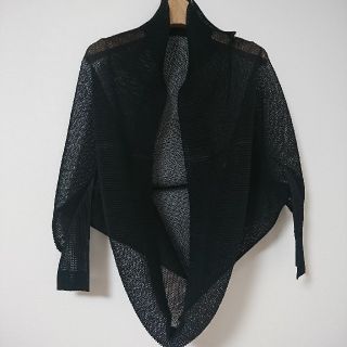 プリーツプリーズイッセイミヤケ(PLEATS PLEASE ISSEY MIYAKE)のプリーツプリーズ ISSEY MIYAKE メッシュボレロ(カーディガン)