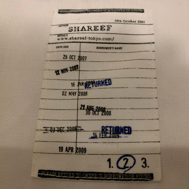 SHAREEF(シャリーフ)のSHAREEF 19MS ドットタイガー　シャツ メンズのトップス(シャツ)の商品写真