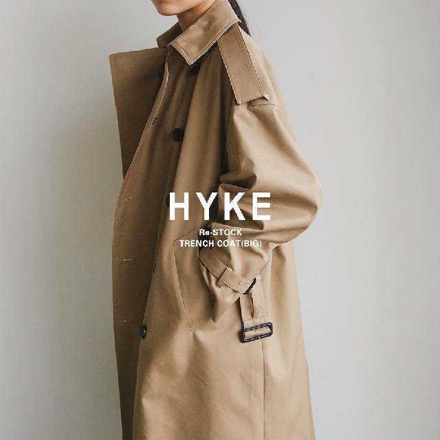HYKE - HYKE トレンチコート BIG FIT