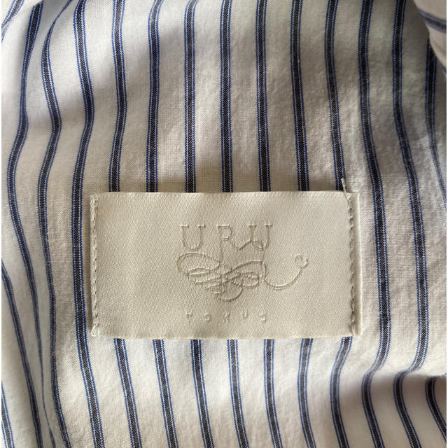 1LDK SELECT(ワンエルディーケーセレクト)のURU ウル　ストライプシャツ　L メンズのトップス(シャツ)の商品写真