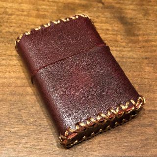 ジッポー(ZIPPO)の[本革] zippo レザーケース イタリアンレザー 革ケース (タバコグッズ)