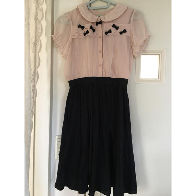 TOCCA(トッカ)のTOCCA ピンクベージュ系　上品なシフォンワンピース　150 キッズ/ベビー/マタニティのキッズ服女の子用(90cm~)(ワンピース)の商品写真