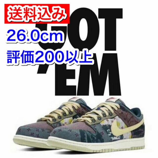 NIKE DUNK LOW SP COMMUNITY GARDEN 26.0cm