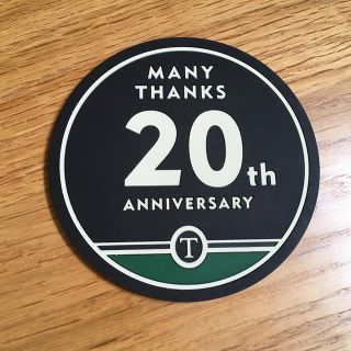 タリーズコーヒー(TULLY'S COFFEE)のTully's タリーズ コースター 20周年(ノベルティグッズ)