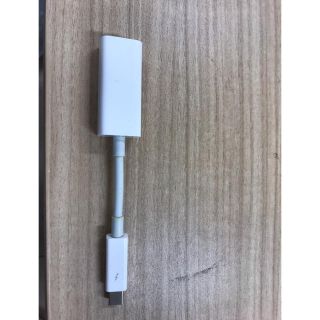 アップル(Apple)のApple純正　thunderbolt ギガビットEthernetアダプタ(PC周辺機器)