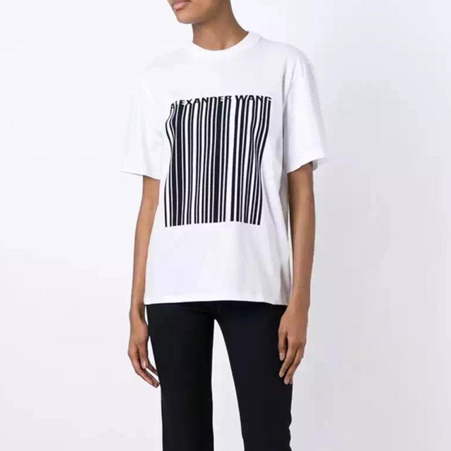 Alexander Wang(アレキサンダーワン)のバーコードTシャツ レディースのトップス(Tシャツ(半袖/袖なし))の商品写真