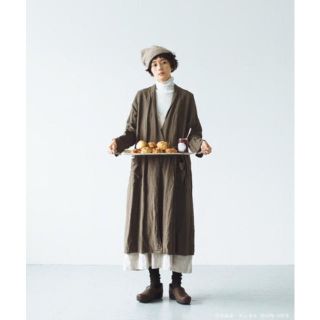 ネストローブ(nest Robe)のネストローブ　nest Robe　リネンスモーキングコート(ロングコート)