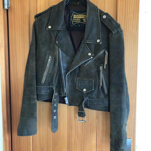 ジャケット/アウターvintage real leatherライダース再値下げ！