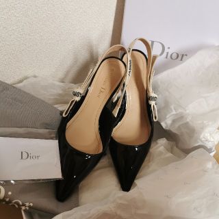 SALE！Dior J'adoreエナメルパンプス ブラック 試着のみディオール