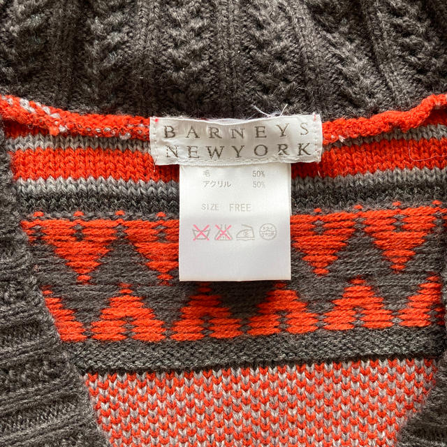 BARNEYS NEW YORK(バーニーズニューヨーク)のknit ポンチョ レディースのジャケット/アウター(ポンチョ)の商品写真