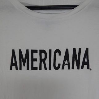 アメリカーナ(AMERICANA)のAMERICANA　アメリカーナ　ロゴTシャツ(カットソー(長袖/七分))