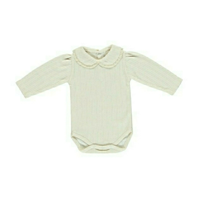 Caramel baby&child (キャラメルベビー&チャイルド)の【再値引き】新品　bebe organic ロンパース キッズ/ベビー/マタニティのベビー服(~85cm)(ロンパース)の商品写真