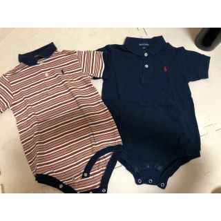 ラルフローレン(Ralph Lauren)のラルフローレン　ロンパース　2点セット　12-18m(ロンパース)