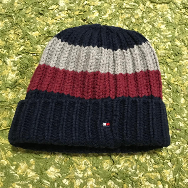 TOMMY HILFIGER(トミーヒルフィガー)のTOMMY HILFIGER ニット帽 ニットキャップ s キッズ/ベビー/マタニティのこども用ファッション小物(帽子)の商品写真