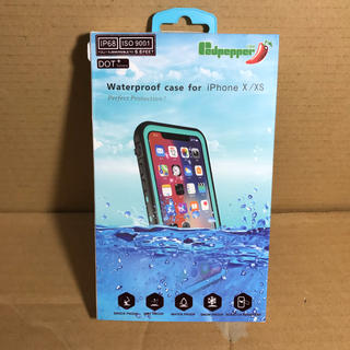 レッドペッパー(REDPEPPER)のレッドペッパー　iPhoneX/XS 防水　防雪　防塵　耐衝撃　ケース　ブラック(iPhoneケース)