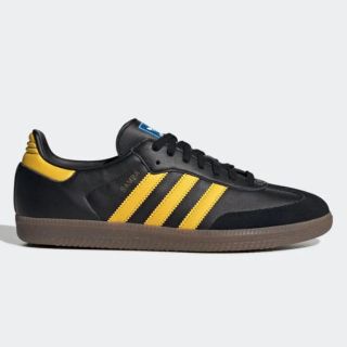 アディダス(adidas)のADIDAS SAMBA OG ブラック イエロー 28.5cm(スニーカー)