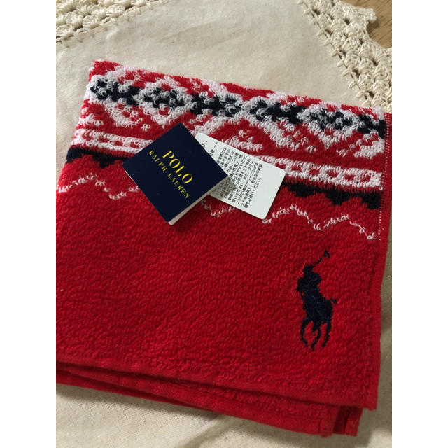 POLO RALPH LAUREN(ポロラルフローレン)のPOLO RALPH LAUREN タオルハンカチ レディースのファッション小物(ハンカチ)の商品写真