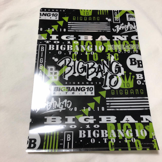 BIGBANG(ビッグバン)のBIGBANG クリアファイル エンタメ/ホビーのアニメグッズ(クリアファイル)の商品写真