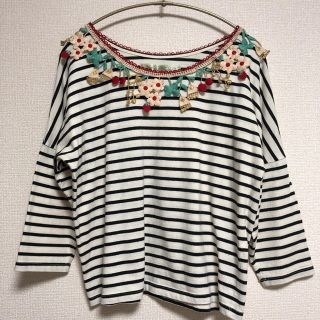 ドットアンドストライプスチャイルドウーマン(Dot&Stripes CHILDWOMAN)の【Dot&Strips CHILD WOMAN】ボーダートップス(カットソー(長袖/七分))