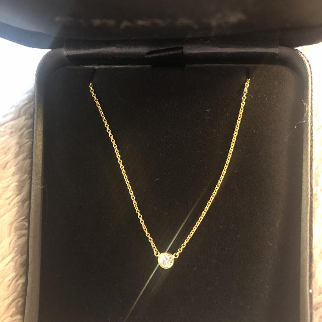 Tiffany & Co.(ティファニー)のTiffany ティファニー　バイザヤード　ダイヤ0.2ct.  18K YG レディースのアクセサリー(ネックレス)の商品写真