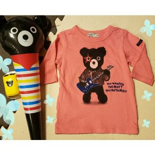 ダブルビー(DOUBLE.B)の希少色ミキハウス　ダブルb　bくんロック　七分丈袖(Tシャツ/カットソー)