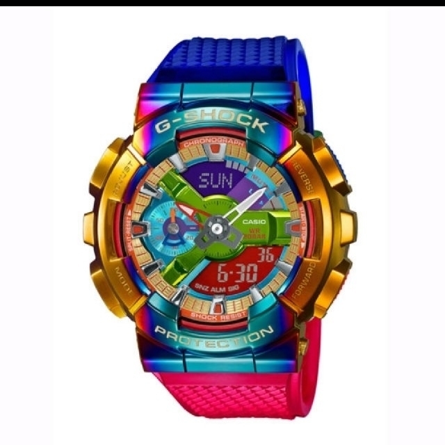 G-SHOCK GM-110RB-2AJF メタルカバード レインボーIP 腕時計(デジタル)