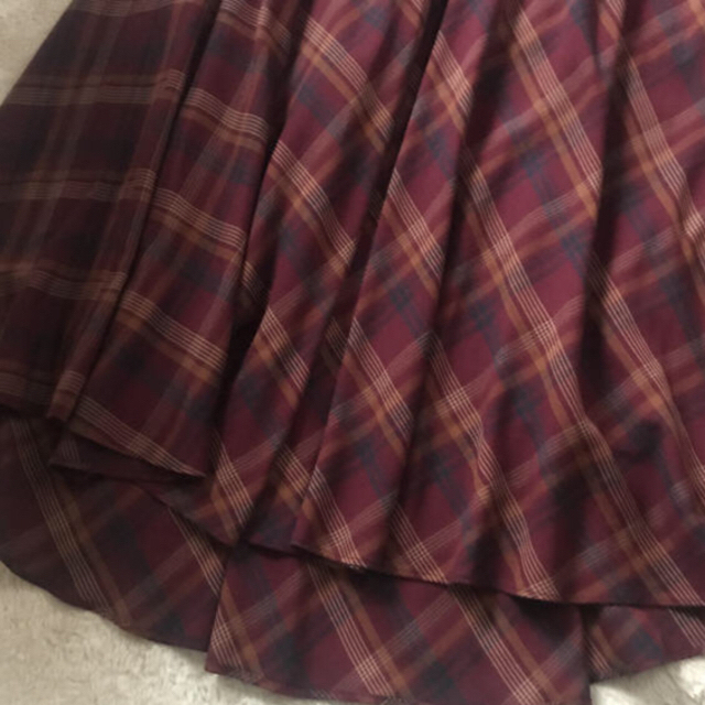 SLOBE IENA(スローブイエナ)の【最終値下げ】IENA SLOBE チェックロングスカート レディースのスカート(ロングスカート)の商品写真