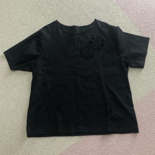 大きめサイズ 黒 Tシャツ 綿100%(Tシャツ(半袖/袖なし))